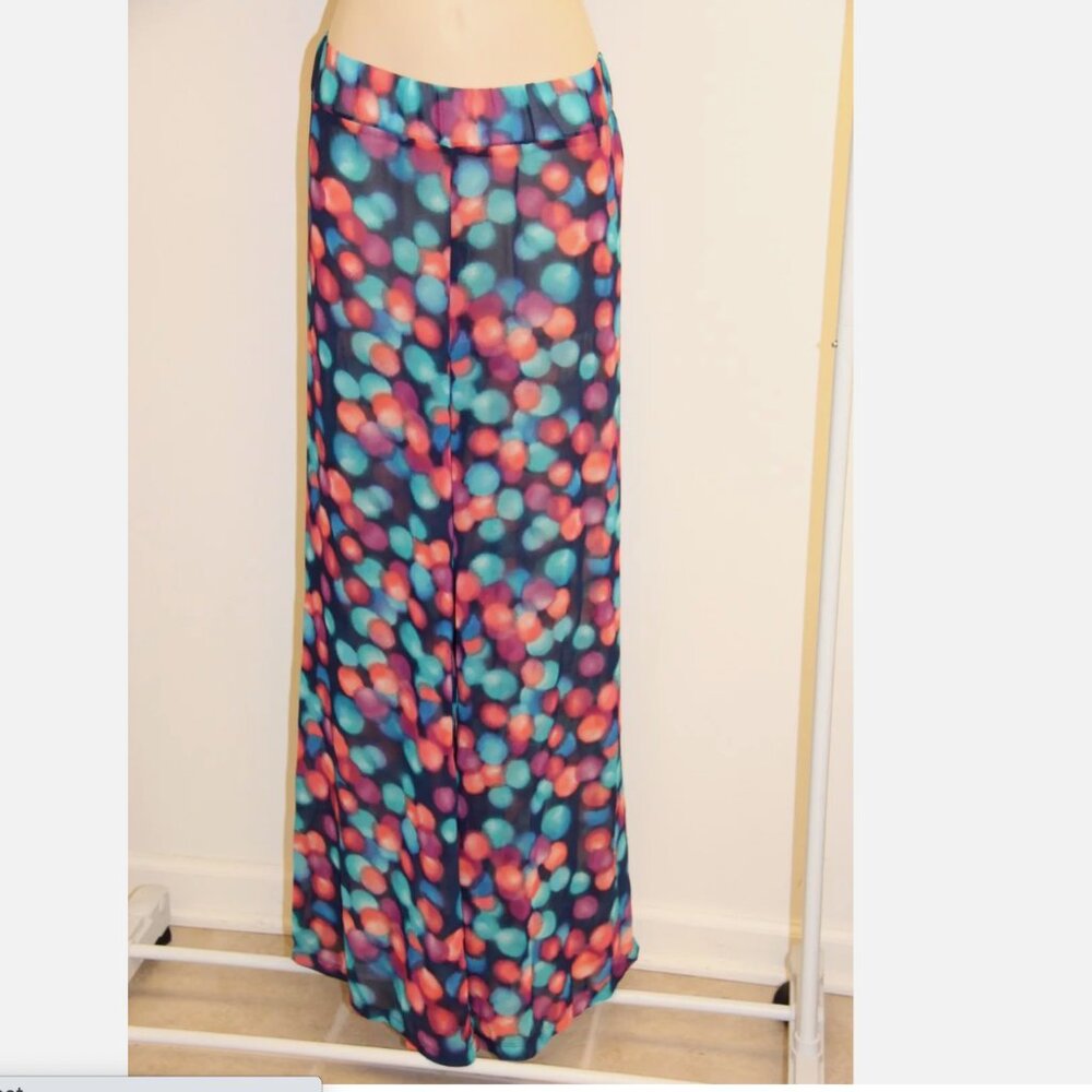 NWT Bar III Swimsuit Bikini Cover up Summer daze Pants Multi